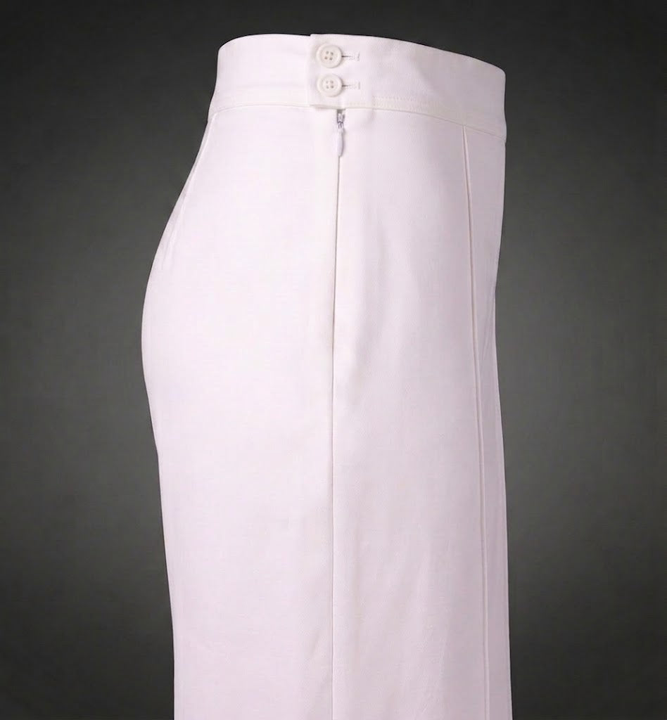 High-Waisted Wide-Leg Tailored Pants